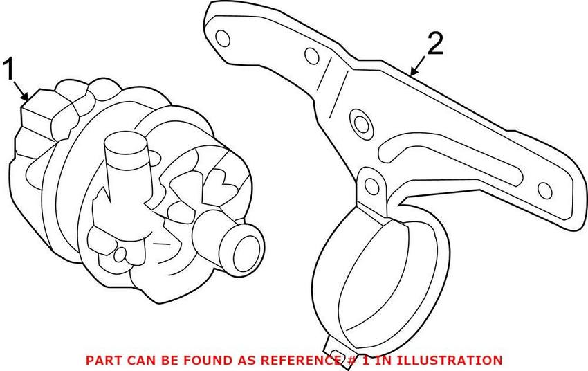 VW Engine Water Pump 04L965567